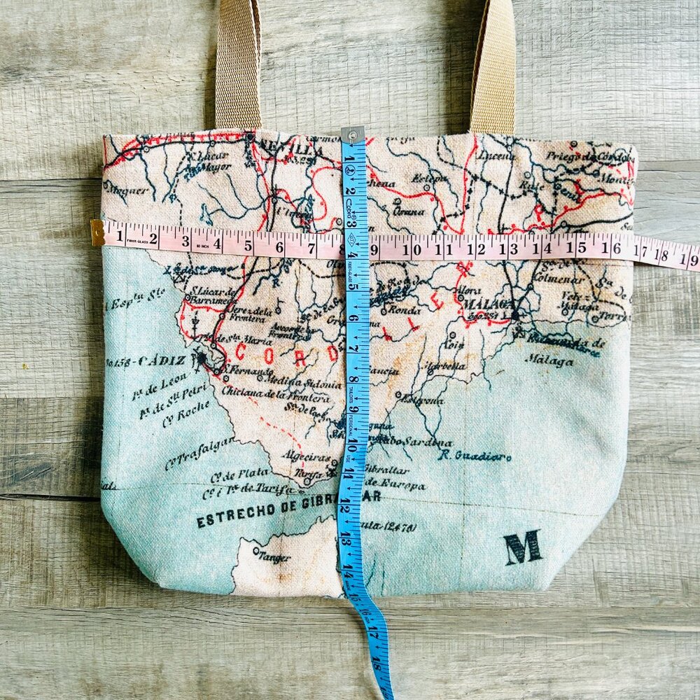 Beautiful Microfiber Tote with Map of Spain - Picture 7 of 9